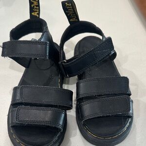 Kids Black Sandals